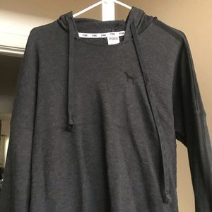VS Pink Hooded Long Sleeve